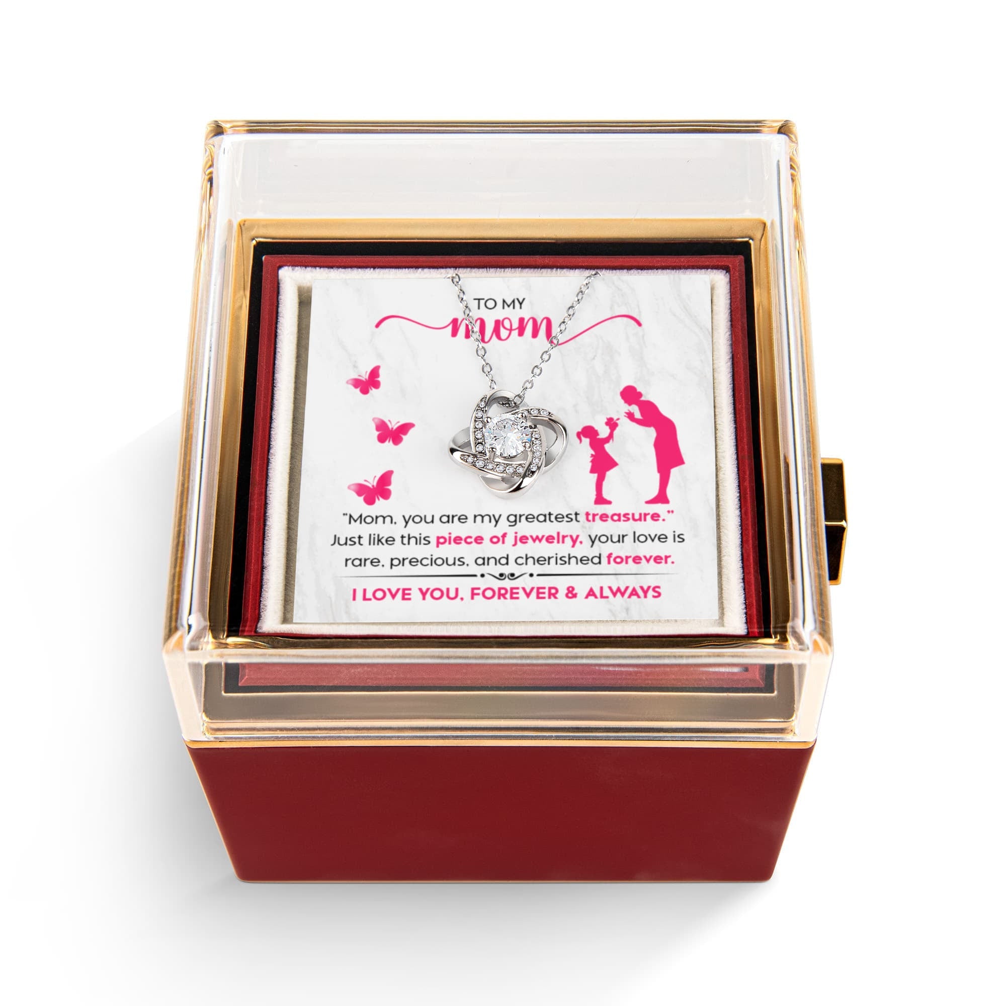 Forever and Always Mom Jewelry Gift