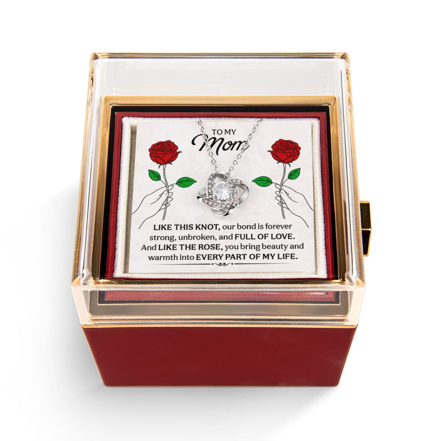 Rose Theme Mom Jewelry Gift