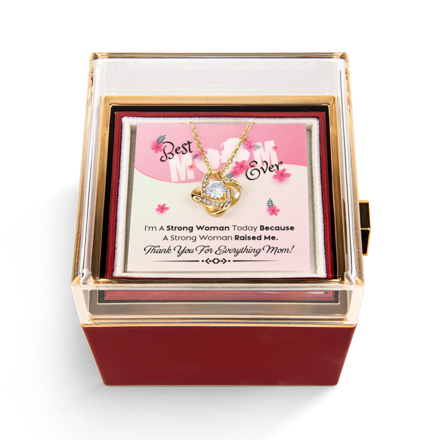 Best Mom Ever Necklace – Mother’s Day Gift for Mom, Thank You Mom Jewelry, Birthday Gift for Mother, Sentimental Mom Necklace