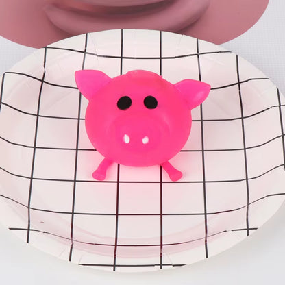 1Pcs Sticky Jello Pig Cute anti Stress Splat Venting Water Pig Vent Toy Squishy Antistress Pressure Relief Toy