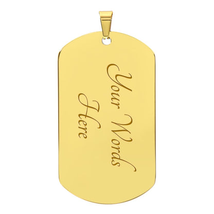 Father’s Day necklace gift for dad
