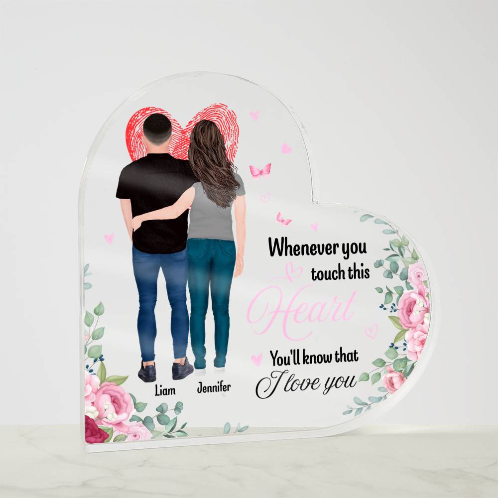 Acrylic Heart Plaque