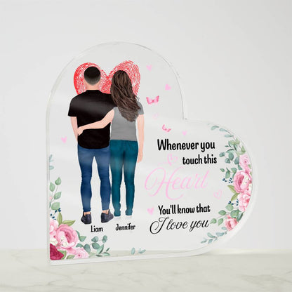 Acrylic Heart Plaque