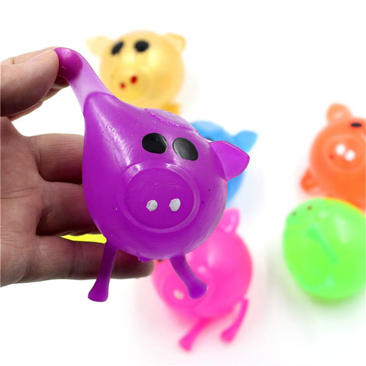 1Pcs Sticky Jello Pig Cute anti Stress Splat Venting Water Pig Vent Toy Squishy Antistress Pressure Relief Toy
