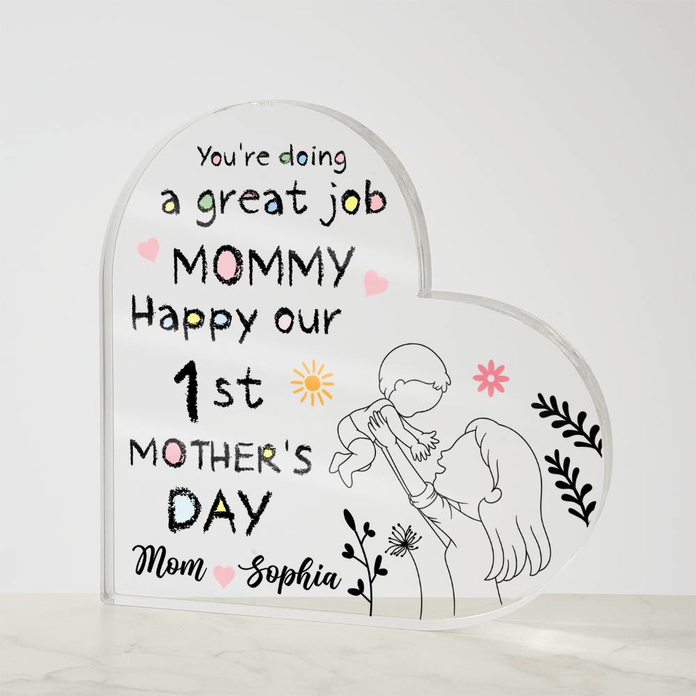 First Mother’s Day Acrylic Keepsake
