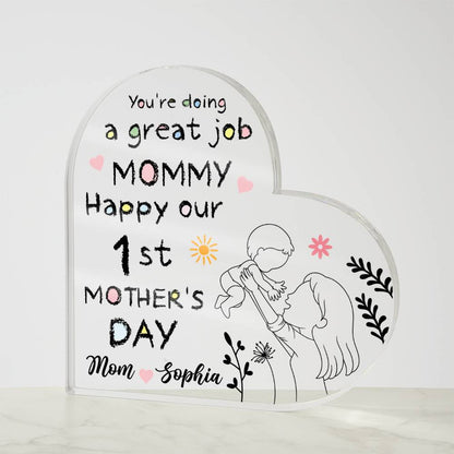 First Mother’s Day Acrylic Keepsake
