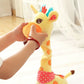 2025 Upgraded Music Giraffe Ornament English Version Singing, Dancing Repeating Your Words with Shining LED Lights Kid Day Gifts