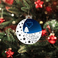 All Is Calm, All Is Bright Christmas Ornament – Peaceful Night Sky Moon Ornament | Holiday Tree Decoration 2025