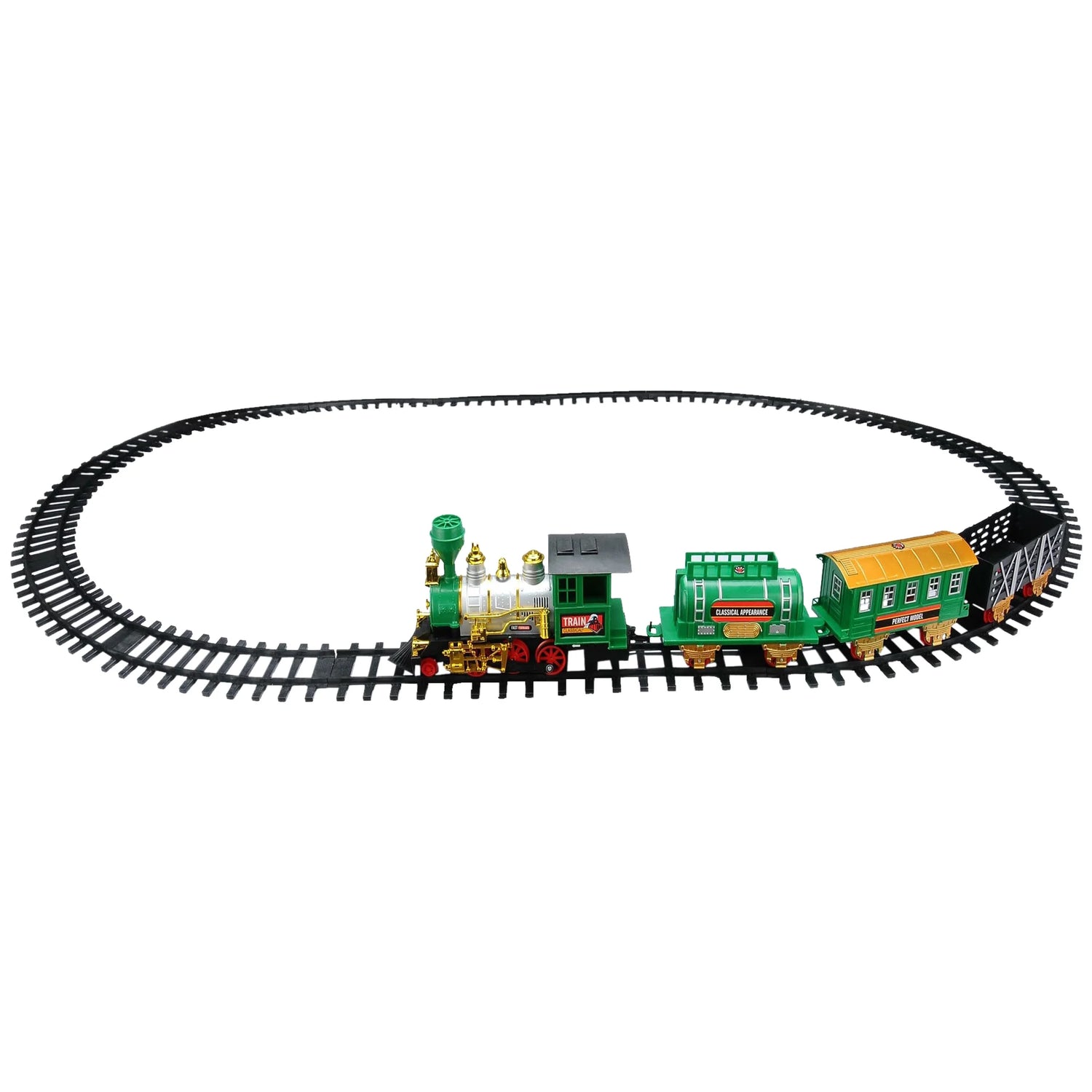 Northlight Ready to Play Animated Classic Christmas Express (20 Pieces) Battery Powered Model Train Set