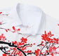 Men’s Japanese Cherry Blossom Button Down Hawaiian Shirt