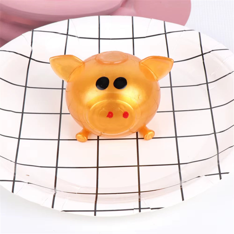 1Pcs Sticky Jello Pig Cute anti Stress Splat Venting Water Pig Vent Toy Squishy Antistress Pressure Relief Toy
