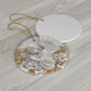Elegant Ceramic Angel Ornament – Handcrafted White & Gold Guardian Angel Decoration | Luxury Christmas & Home Décor Gift