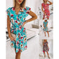 European American Fashion Print Women&