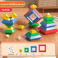 16PCS Pyramid Building Blocks Assembly Puzzle Toys Intellectual Development Brain Teasers Stacker Toy Magic Tower