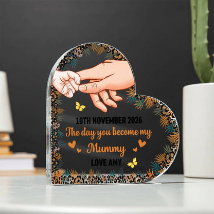 Heart Shaped Mom Keepsake Gift
