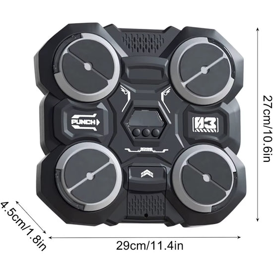 Bluetooth-Compatible Smart Music Boxing Machine for Kids - Wall Mounted Fun!