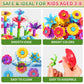 Flower Garden Building Toys with Storage Box,Building Flower Education Stem Project,Birthday/Christmas Toy Set