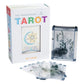 Transparent Tarot Cards Divination Tool Board Game for Fortunetelling Party Card Deck Divination Fate for Spiritual Readers