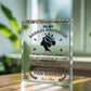 "To My Badass Daughter" Acrylic Block - "I Am The Storm" Gift