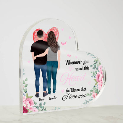 Acrylic Heart Plaque