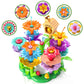 Flower Garden Building Toys with Storage Box,Building Flower Education Stem Project,Birthday/Christmas Toy Set