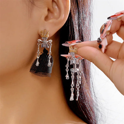 Vintage Skull Earrings