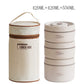 Portable Thermos Lunch Box Set Stackable Bento Box for Kids Adults School Picnic Fruit Salad Food Container Insulated Lunch Bag