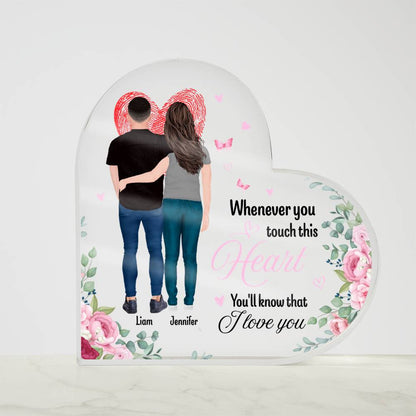 Acrylic Heart Plaque