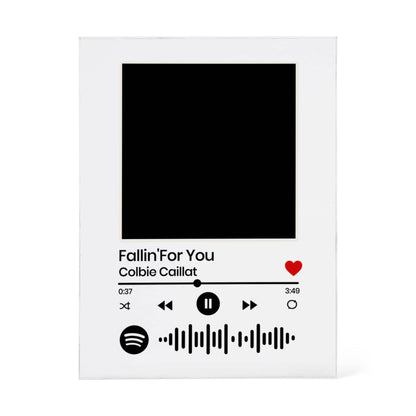 Custom Spotify Music Plaque – Couple Photo Gift | Personalized Acrylic Song Plate | Romantic Gift for Him or Her
