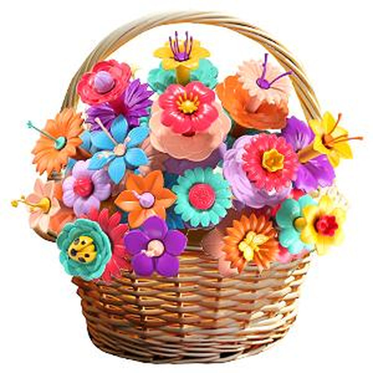 Flower Garden Building Toys with Storage Box,Building Flower Education Stem Project,Birthday/Christmas Toy Set