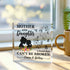 Glass block with &