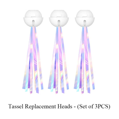 Cat Toy Interactive Funny Tassel Feather Stick Pet Toys for Kitten Colored Stretchable Cat Playing Teaser Wand Toy Pet Supplies