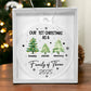 Our 1st Christmas as a Family of Three Ornament 2025 – Personalized Family Ornament | Custom Name Christmas Keepsake for New Parents