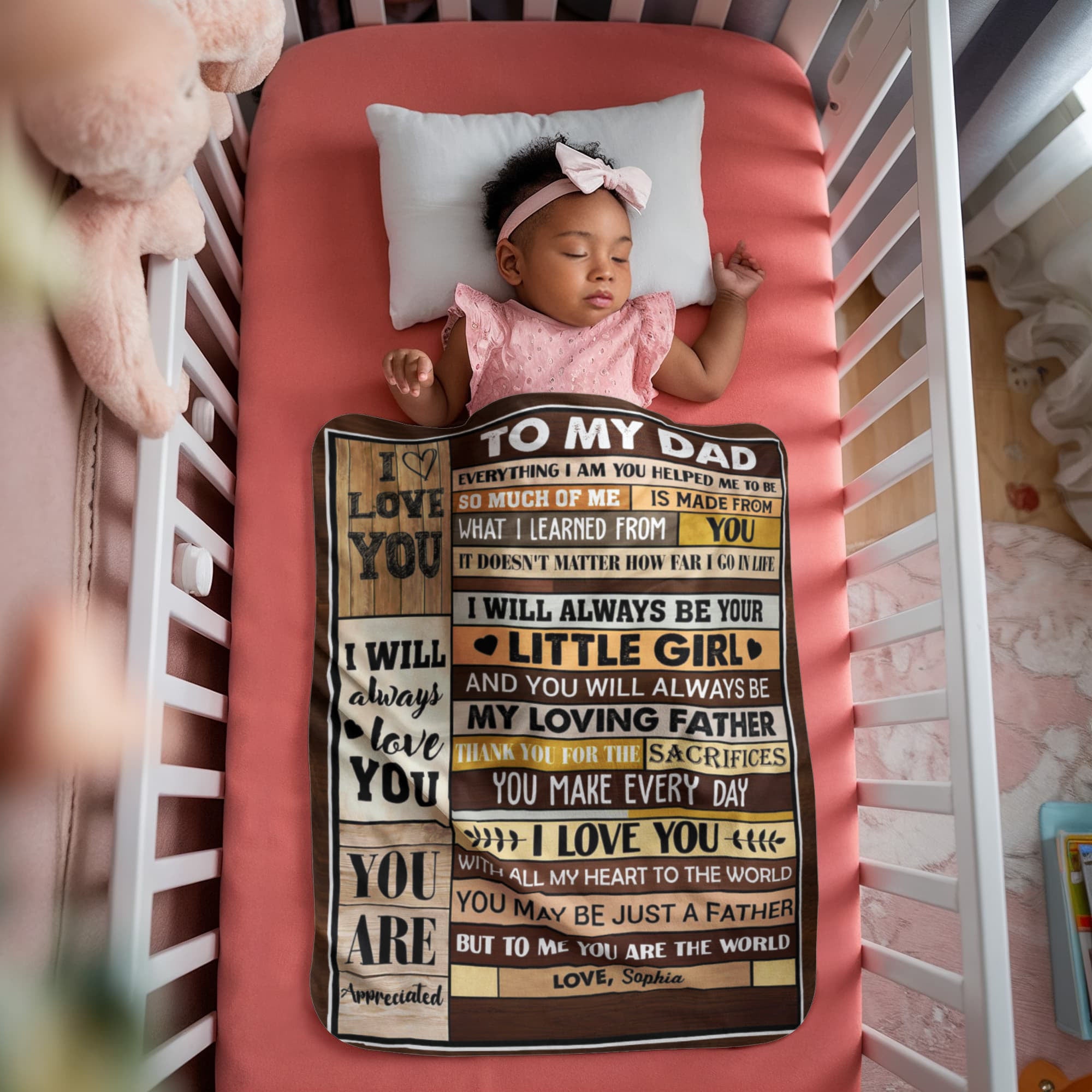Father’s Day blanket gift for dad
