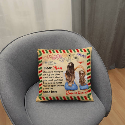 Personalized Mom Throw Pillow
