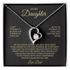 Forever Love Necklace for Daughter – Meaningful Gift from Dad, Symbol of Love, Strength & Lifelong Promise - Whimsical Shoppe