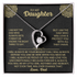 Forever Love Necklace for Daughter – Meaningful Gift from Dad, Symbol of Unconditional Love - Whimsical Shoppe