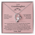 Forever Love Necklace for Granddaughter – Meaningful Gift from Grandpa, Symbol of Love, Strength & Promise - Whimsical Shoppe