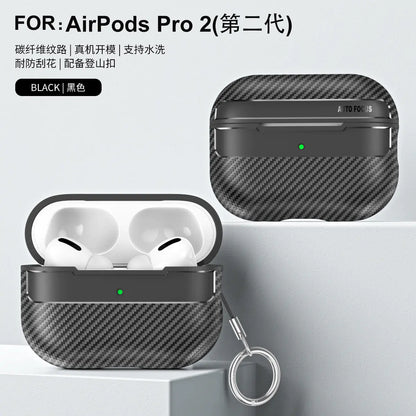 Carbon Fiber Protective Case for AirPods Pro, 2, and 3