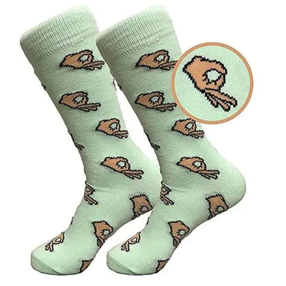 Autumn Winter Knitted Ankle Socks (Finger Socks)