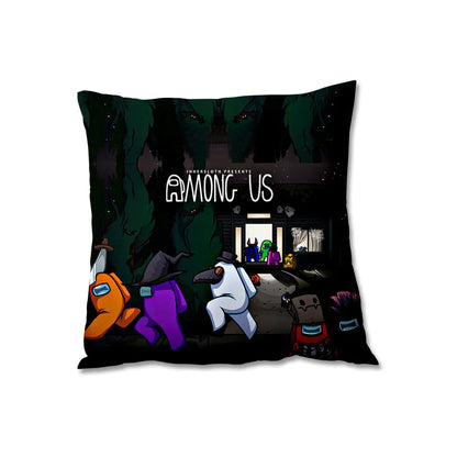 Among Us Christmas Holiday Throw Pillow Cover