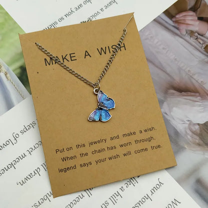 Elegant Butterfly Pendant Necklace