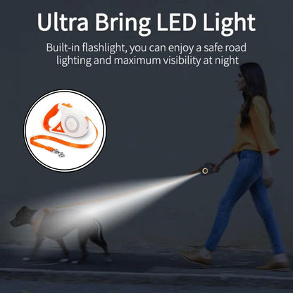 Bright Paws Retractable Leash