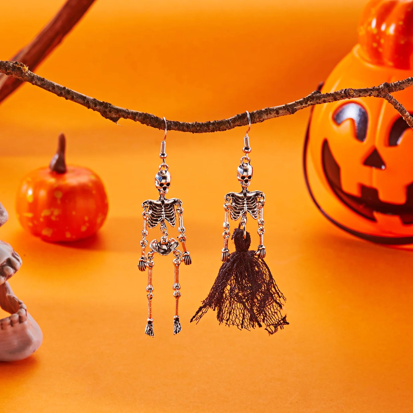 Vintage Skull Earrings