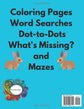 Easter 2023 Activity Book for Kids: Fun Coloring Pages, Word Searches, Mazes, Dot-to-Dots & Puzzles | Bunny and Egg Games for Spring Holiday