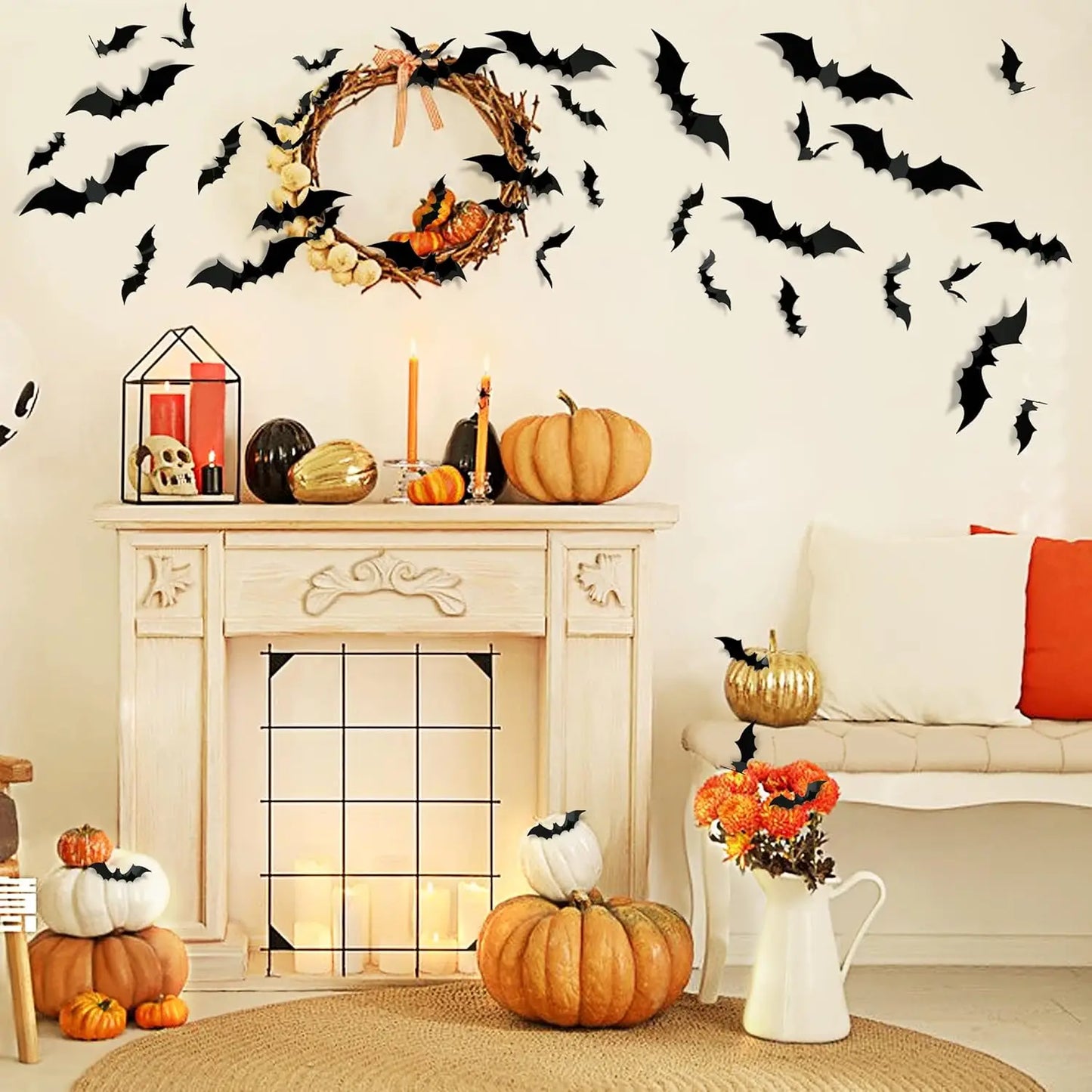 Spooky Bat Wall Stickers