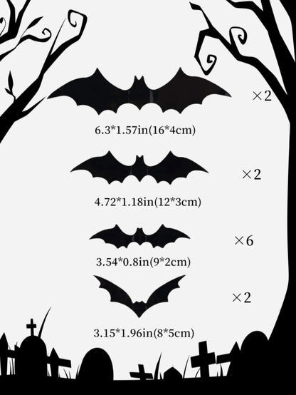 Spooky Bat Wall Stickers