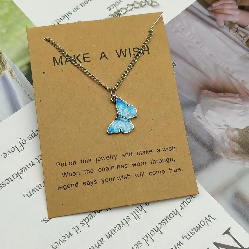 Elegant Butterfly Pendant Necklace