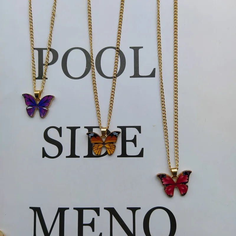 Elegant Butterfly Pendant Necklace
