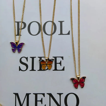 Elegant Butterfly Pendant Necklace